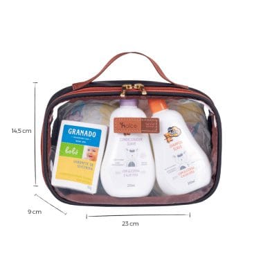 Kit Organizadores de Mala e Bolsa Preto