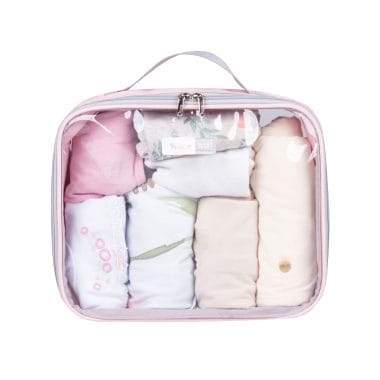 Kit Organizadores de Mala e Bolsa Rosa