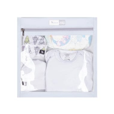 Kit 3 Saquinhos Organizadores Azul