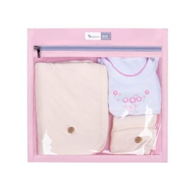 Kit 3 Saquinhos Organizadores Rosa