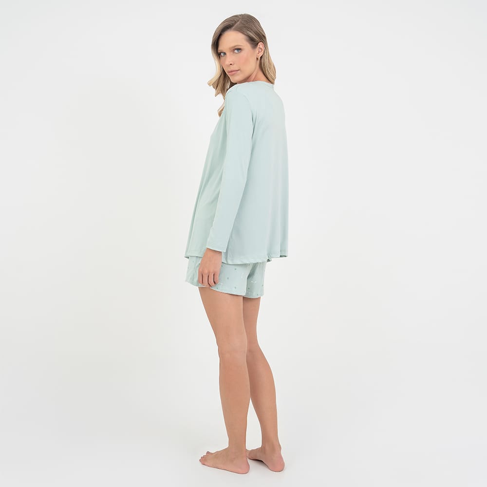 Kimono Maternidade Pistache - Imagem 5