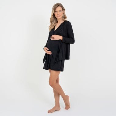 Kimono Maternidade Preto