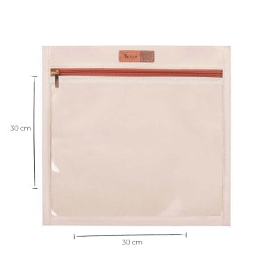 Kit 3 Saquinhos Organizadores Nude