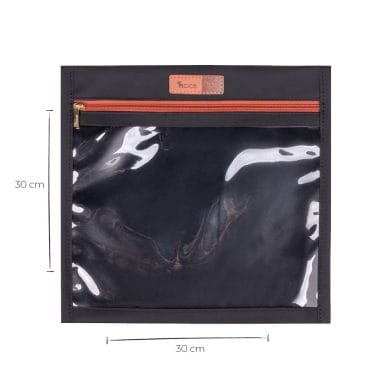 Kit 3 Saquinhos Organizadores  Preto