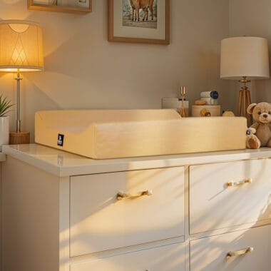 Trocador de Cômoda para Bebê Mostarda