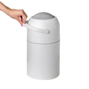 Lixeira 3 em 1 Anti-odor Branca