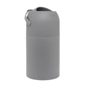 Lixeira 3 em 1 Anti-Odor Cinza