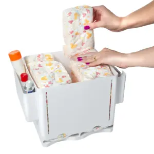 Organizador de Fraldas Branco