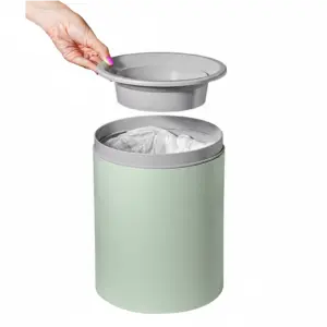 Lixeira 3 em 1 Anti Odor Pistache